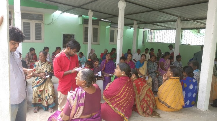 Blood Donation Camp at Savithri Gardens